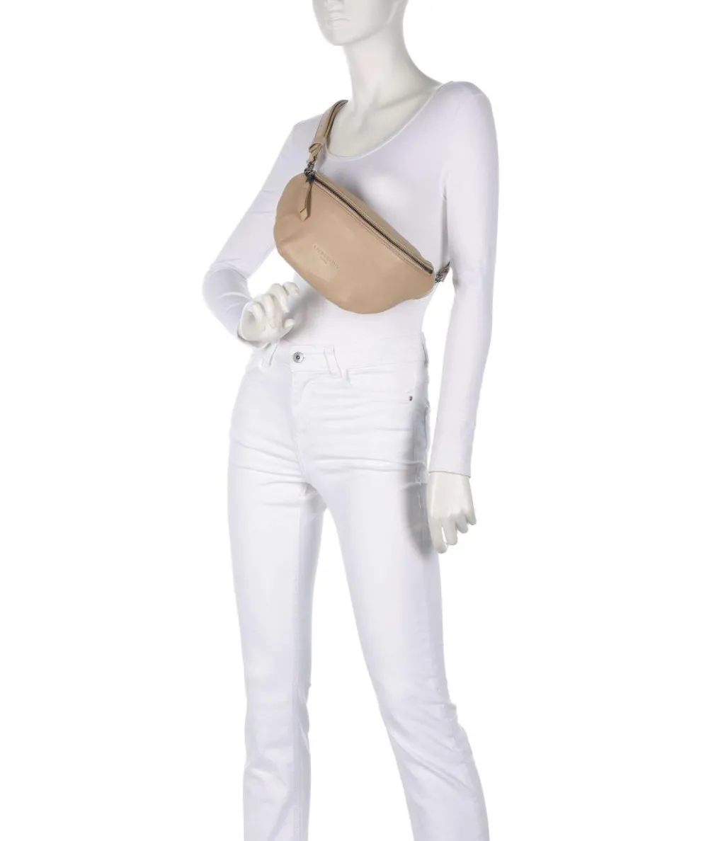 Tavia Sheep Natural Gürteltasche Schafsleder beige