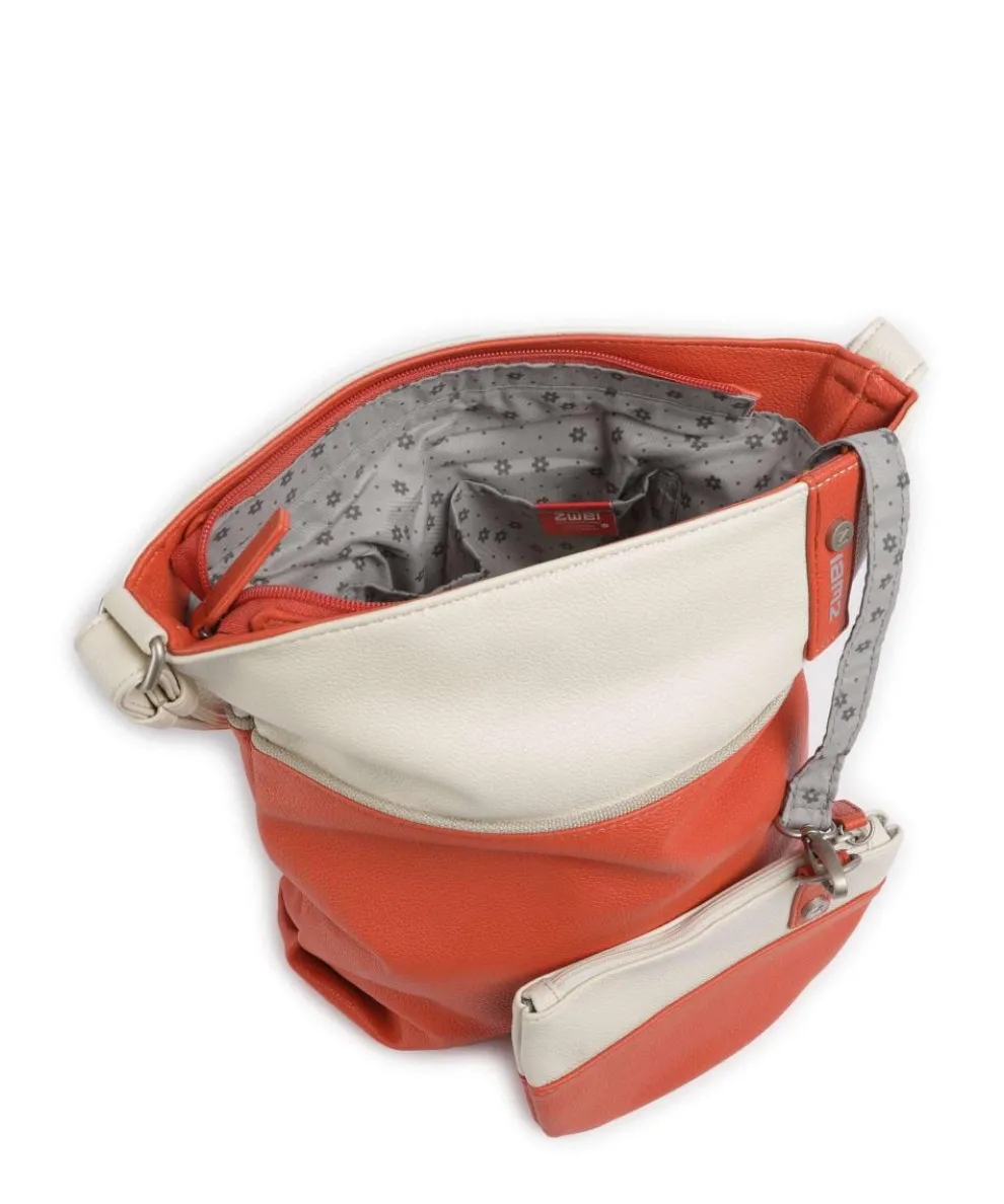 Jana J10 Schultertasche Lederimitat orange