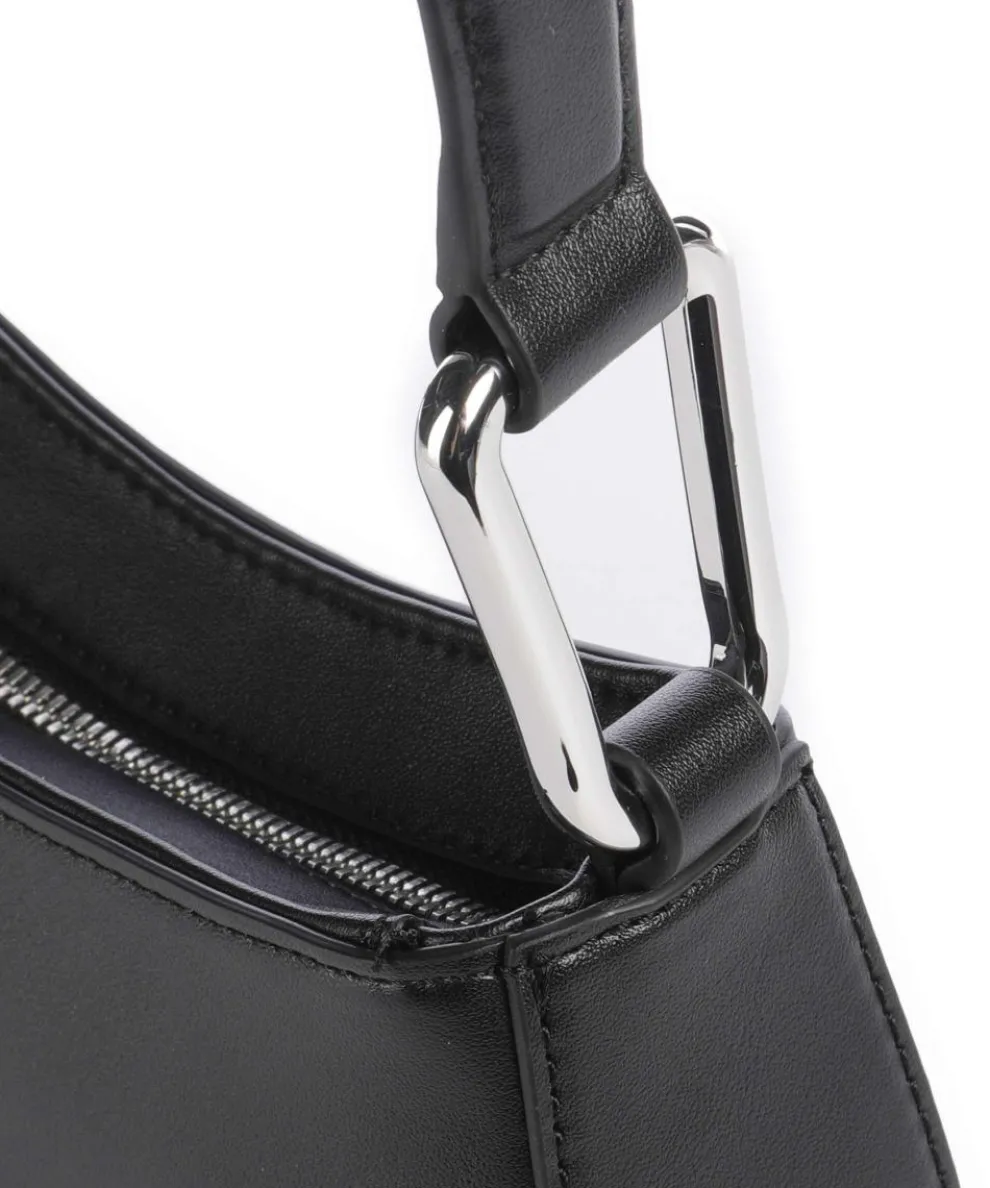 Terrah Schultertasche Lederimitat schwarz