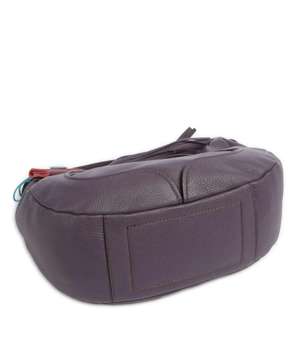 Texas Maite Schultertasche genarbtes Kalbsleder flieder