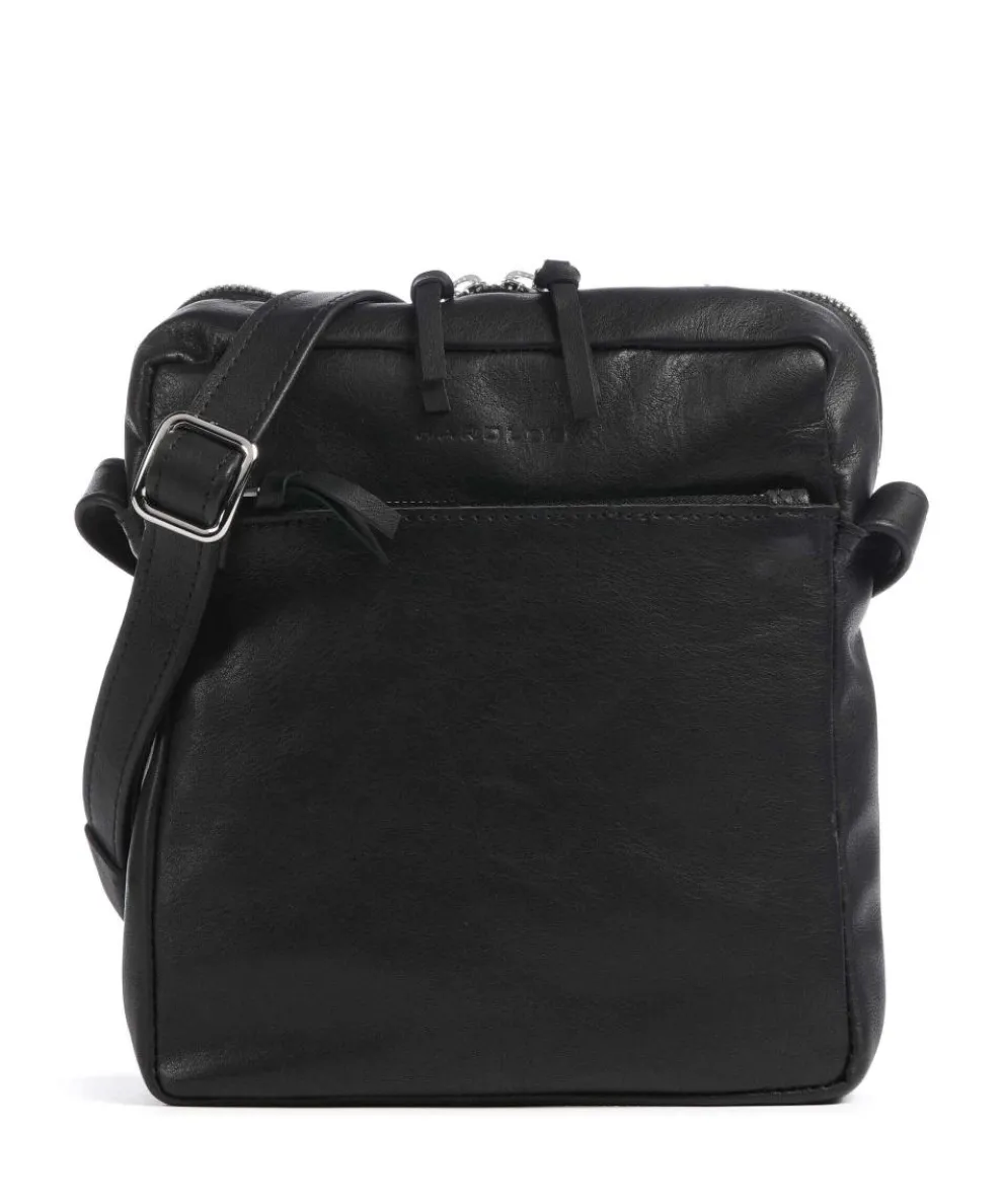 Bague M Umhängetasche weiches Rindsleder schwarz