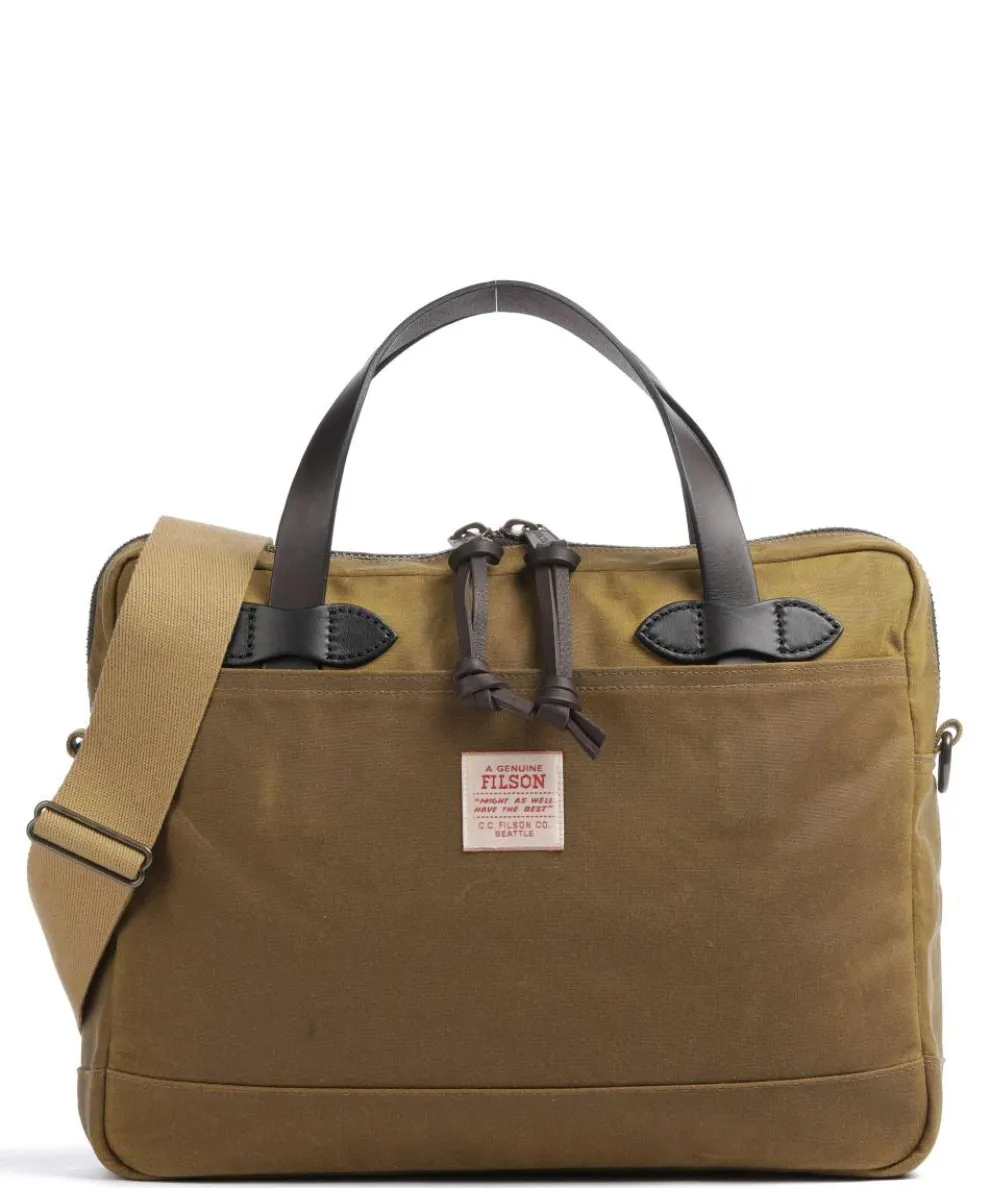 Tin Cloth Aktentasche 15″ Baumwolle braun