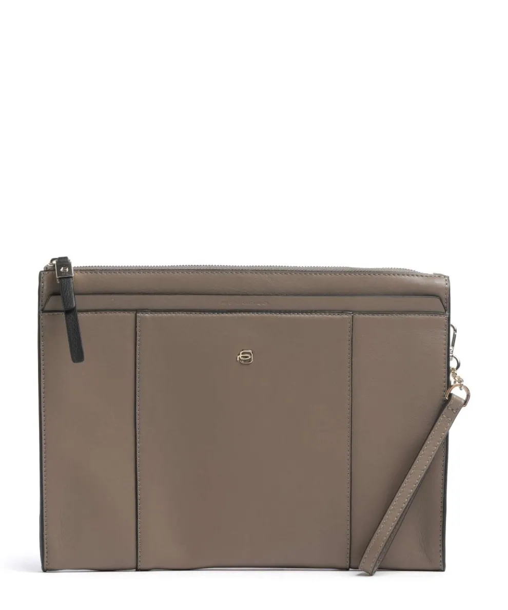 Circle Tablet-Hülle 10″ fein genarbtes Rindsleder taupe