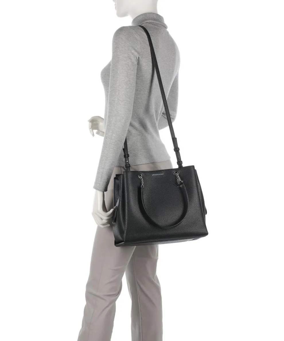 Annie Shopper Lederimitat schwarz