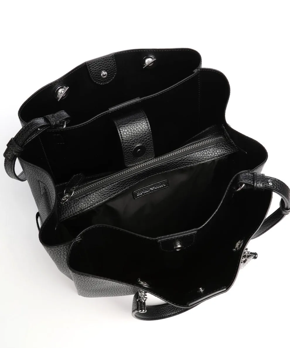 Annie Shopper Lederimitat schwarz