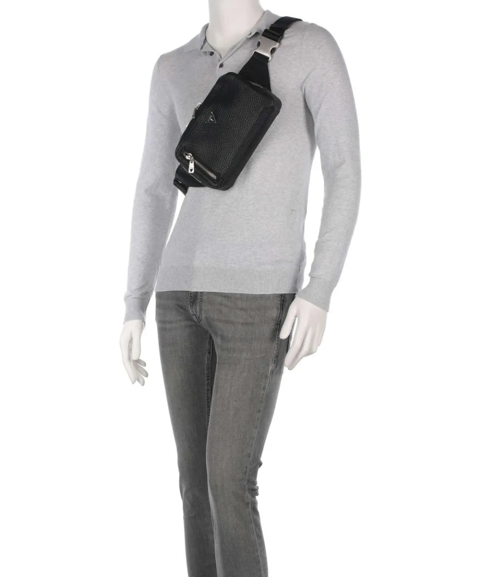 Torino Gürteltasche Lederimitat schwarz