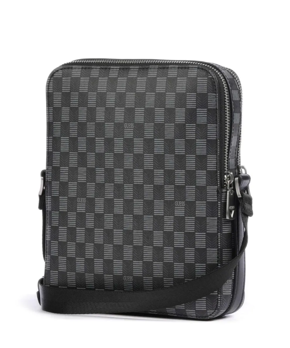 Torino Umhängetasche Lederimitat schwarz