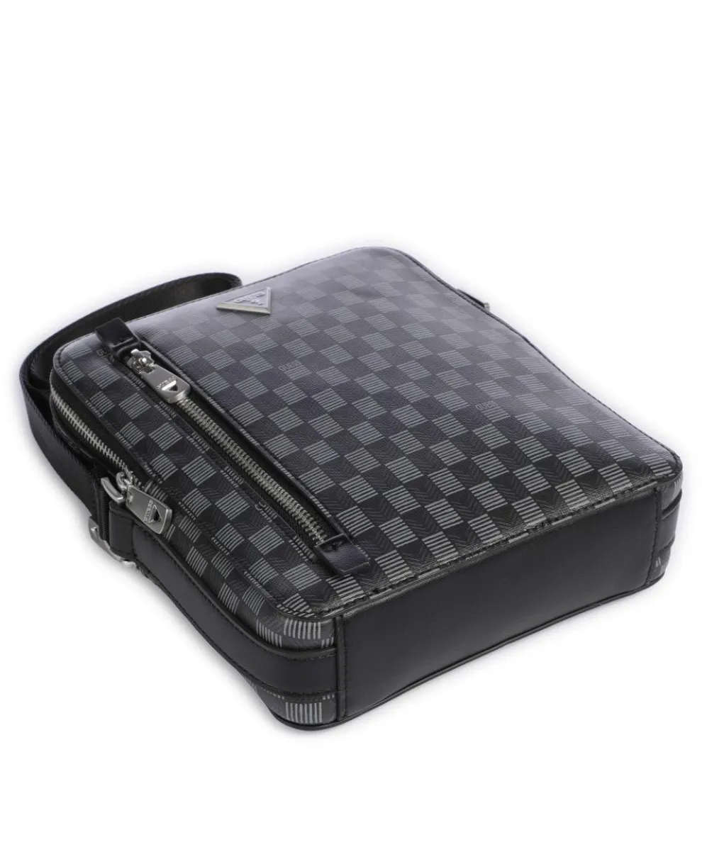 Torino Umhängetasche Lederimitat schwarz