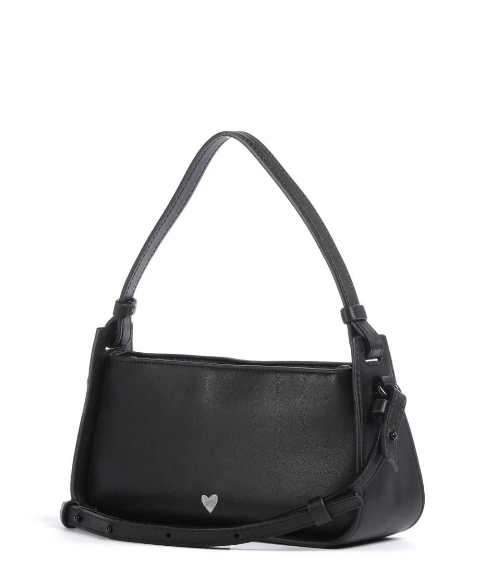 Black Valentine Sheep Natural Schultertasche Schafsleder schwarz