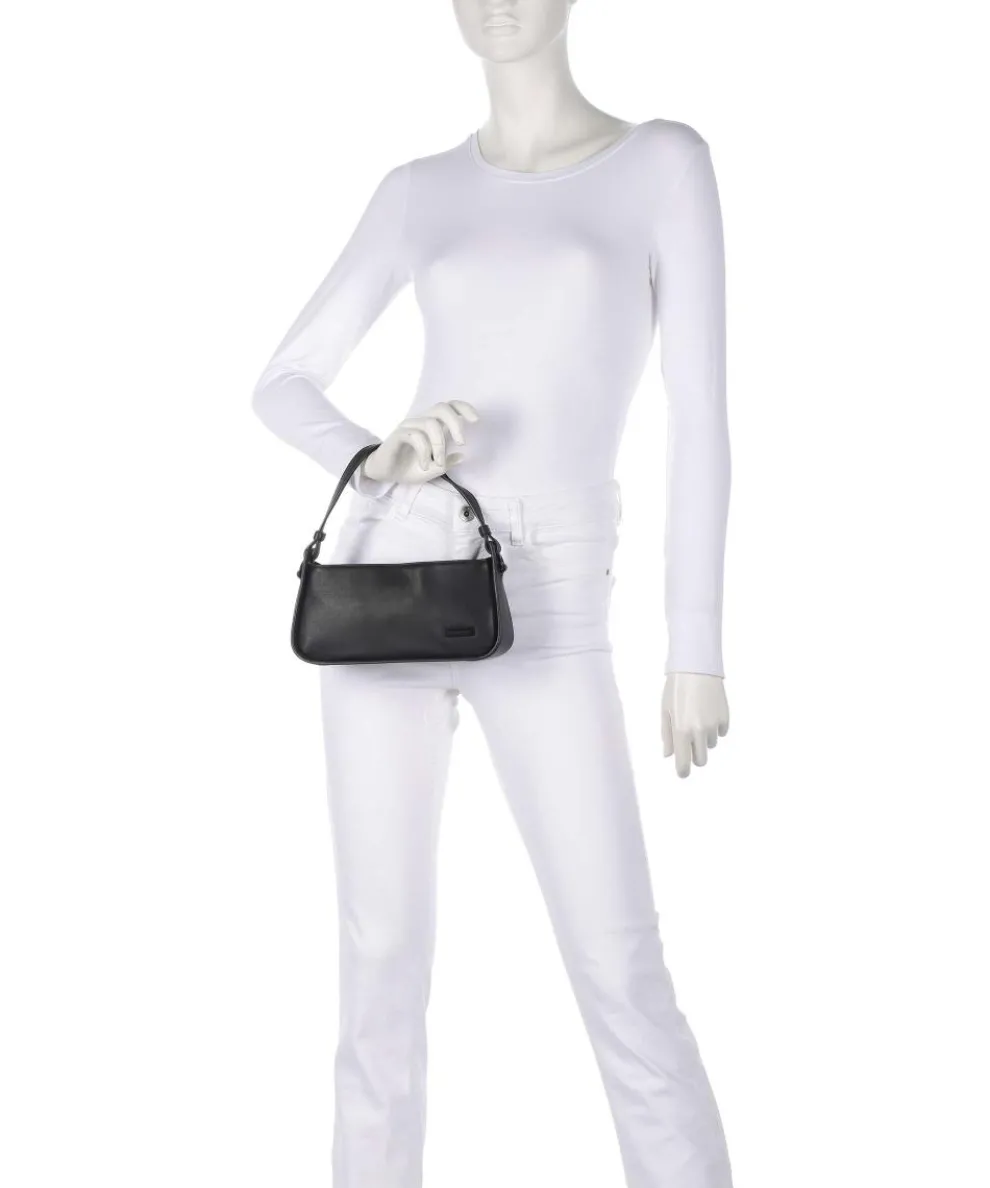 Black Valentine Sheep Natural Schultertasche Schafsleder schwarz