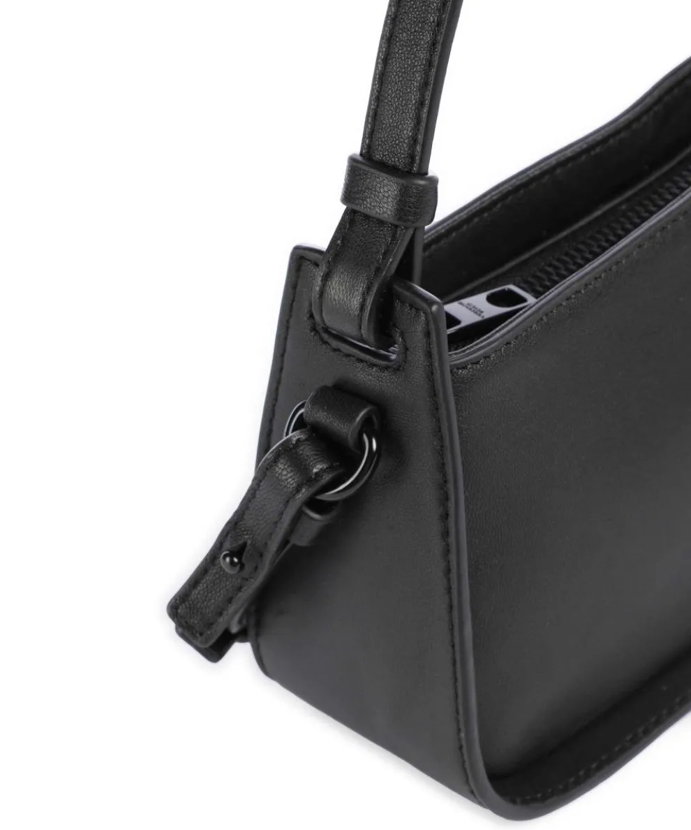 Black Valentine Sheep Natural Schultertasche Schafsleder schwarz