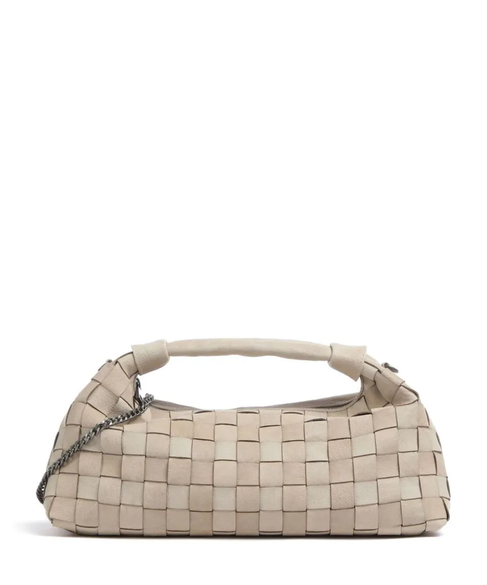 Braided Dandy Handtasche genarbtes Kalbsleder beige