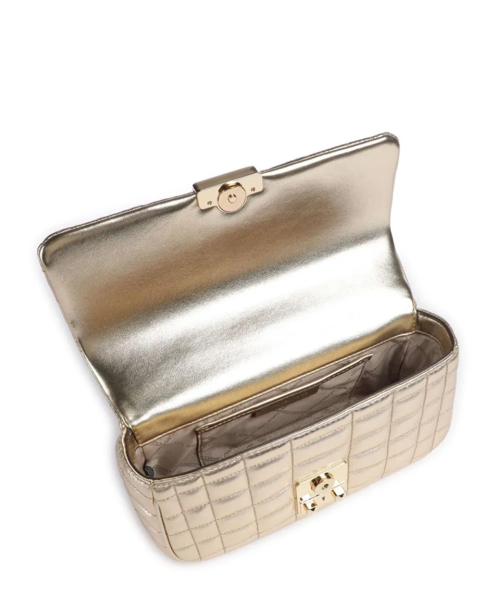 Tribeca Schultertasche Lammleder gold