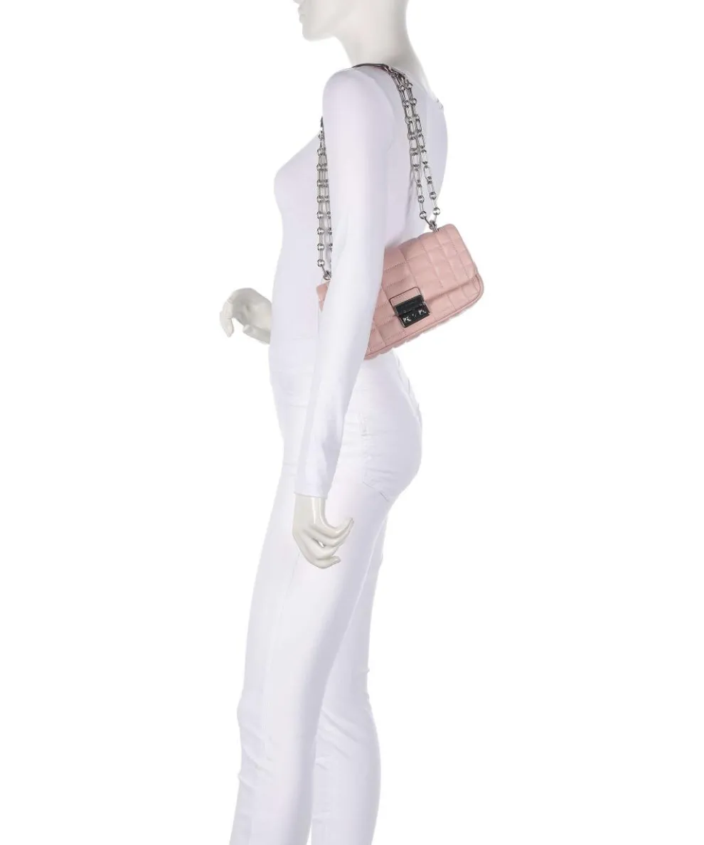 Tribeca Small Schultertasche Lammleder rosa