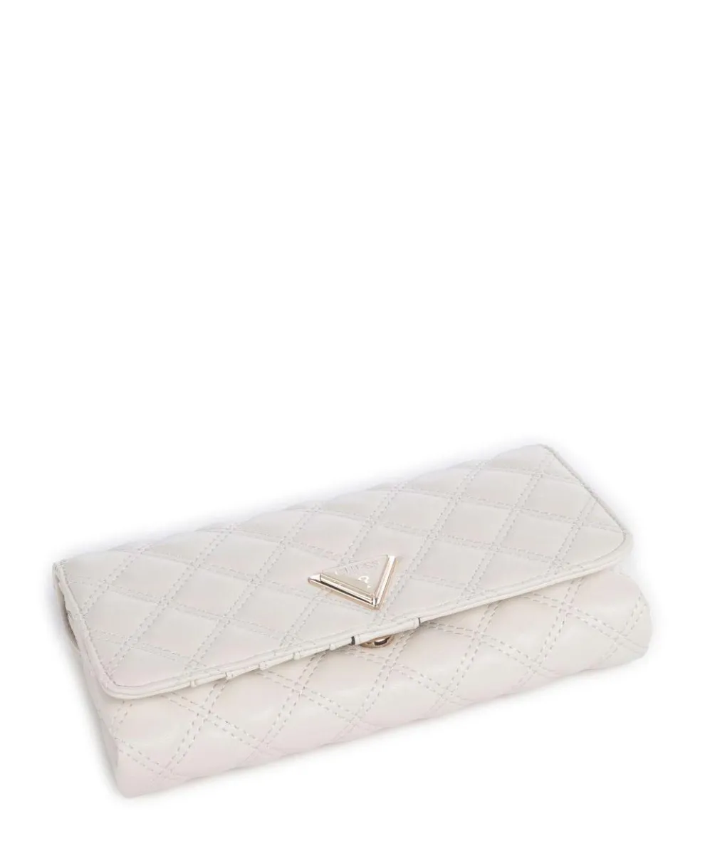 Giully Geldbörse Lederimitat creme