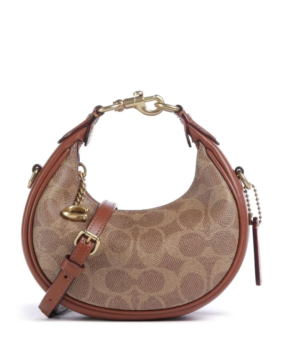 Jonie Umhängetasche Canvas braun/beige