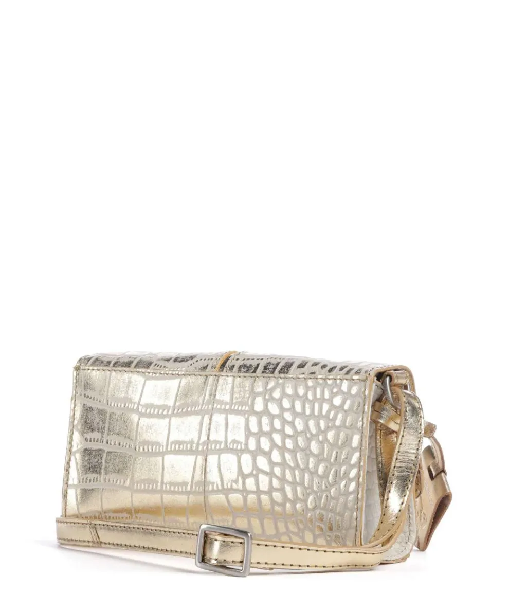 Cool Colbie Umhängetasche geprägtes Leder gold