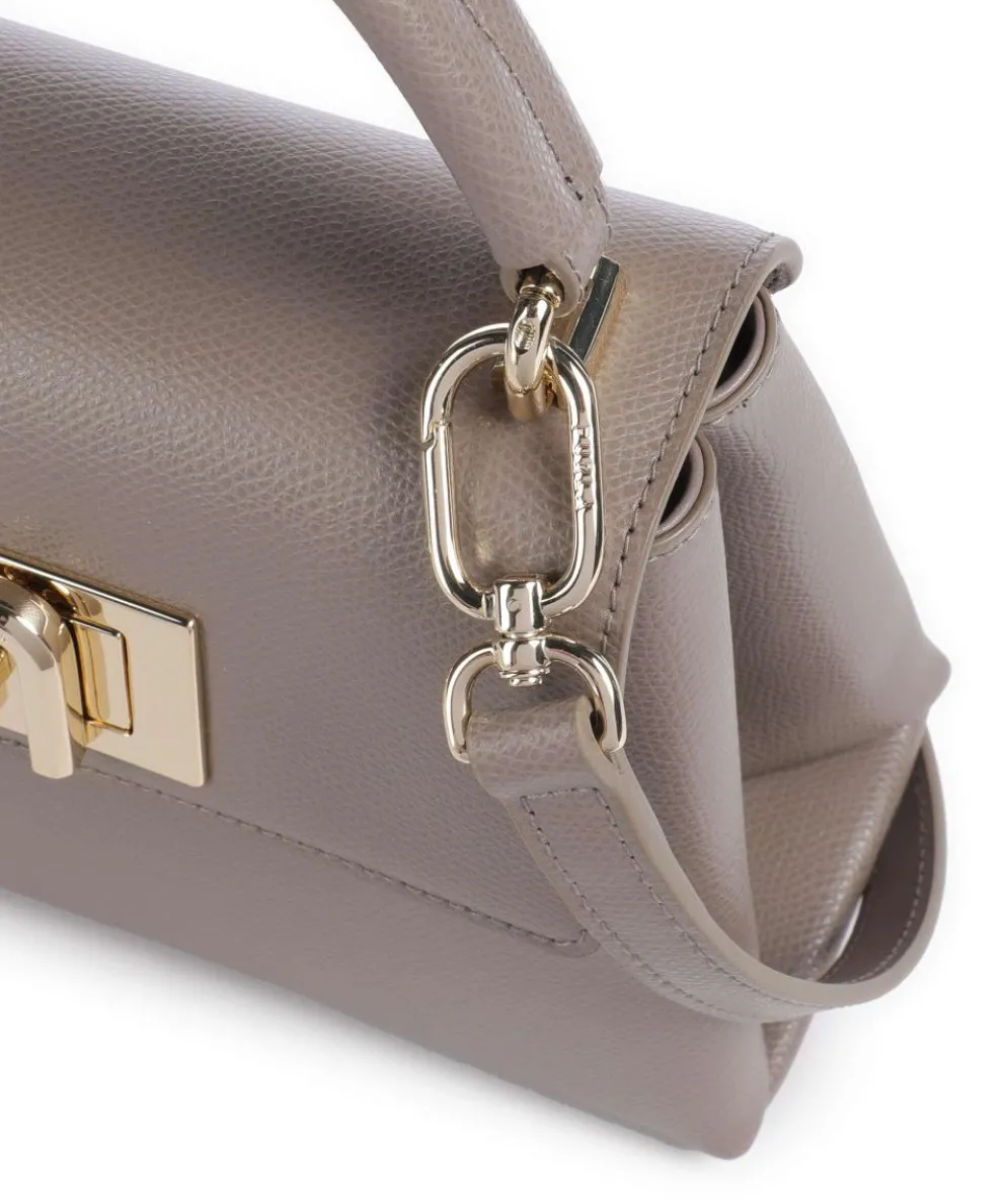 1927 Mini Handtasche genarbtes Leder taupe