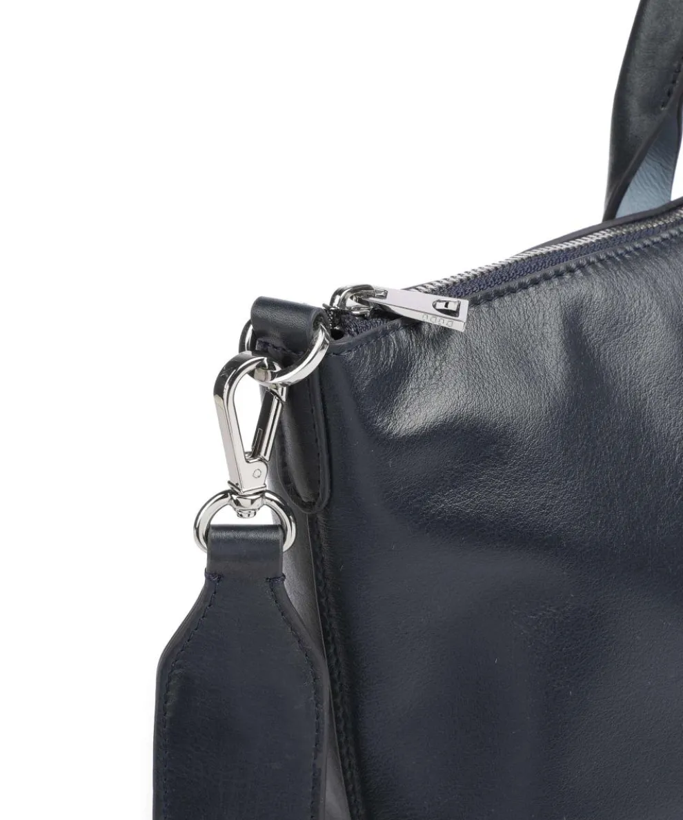 Halmahera Shopper fein genarbtes Kalbsleder navy