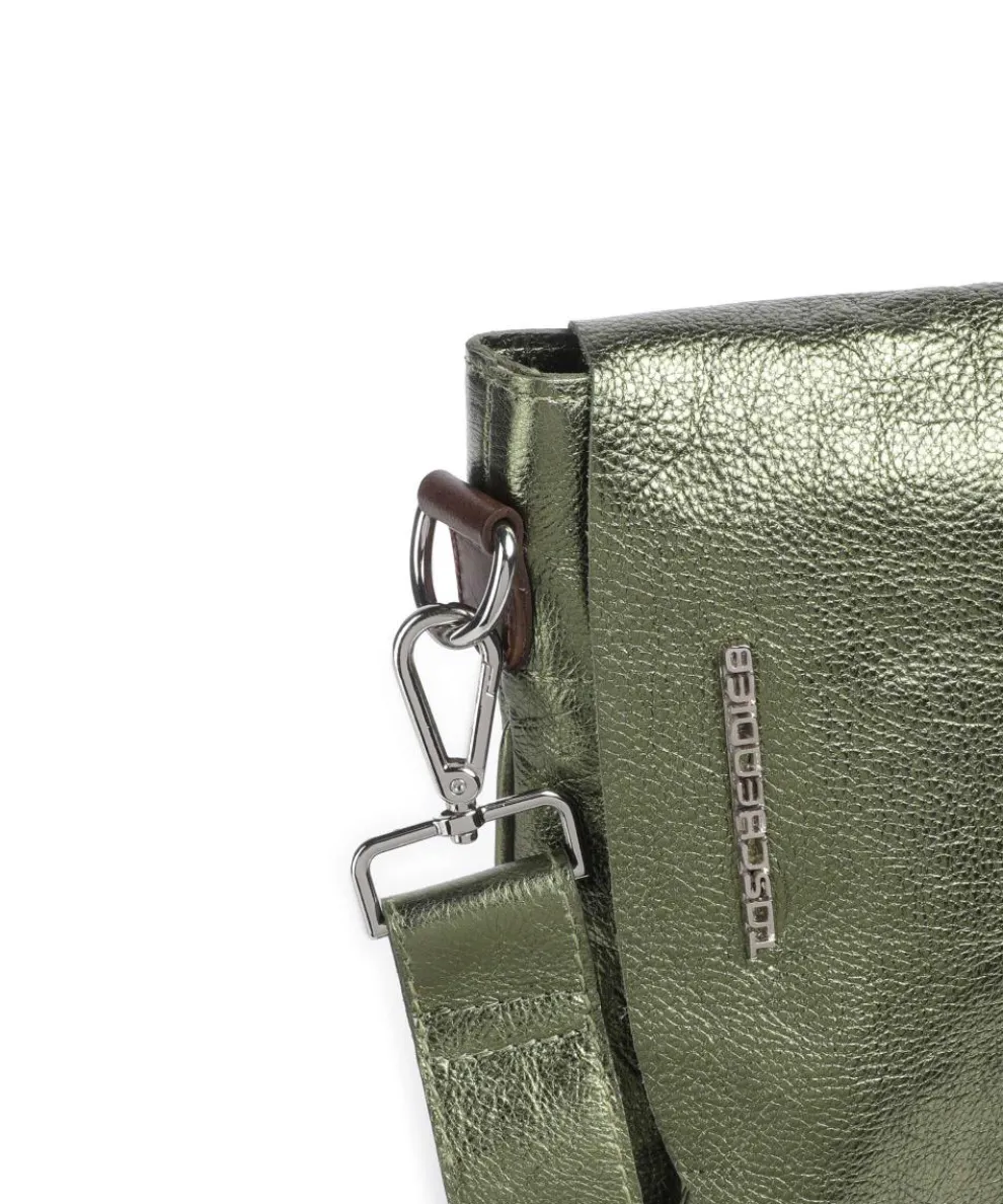 Salvatorgasse 2 Umhängetasche genarbtes Rindsleder dunkelgrün