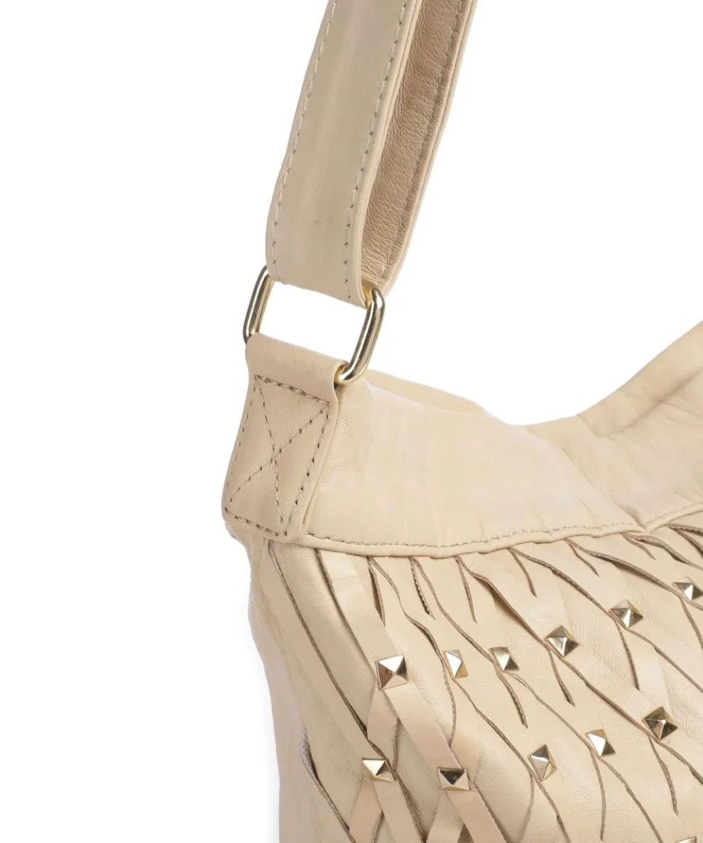 Sophistication Beuteltasche Schafsleder nude