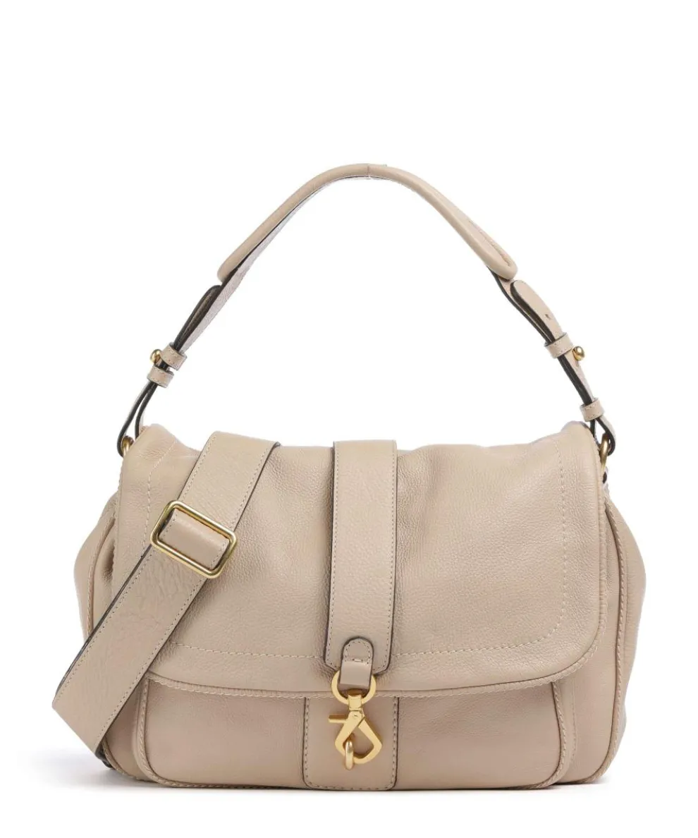 Dalia Star Saddle Beuteltasche genarbtes Rindsleder natur