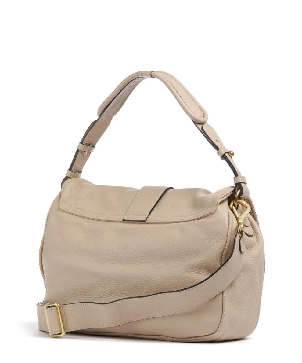 Dalia Star Saddle Beuteltasche genarbtes Rindsleder natur