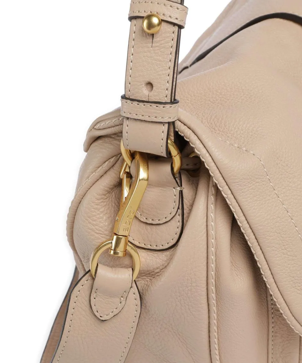 Dalia Star Saddle Beuteltasche genarbtes Rindsleder natur