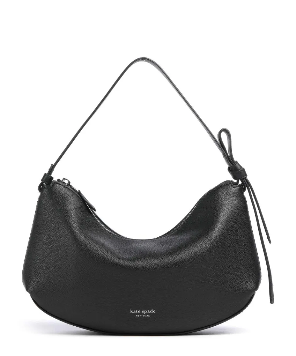 Loop Beuteltasche genarbtes Rindsleder schwarz