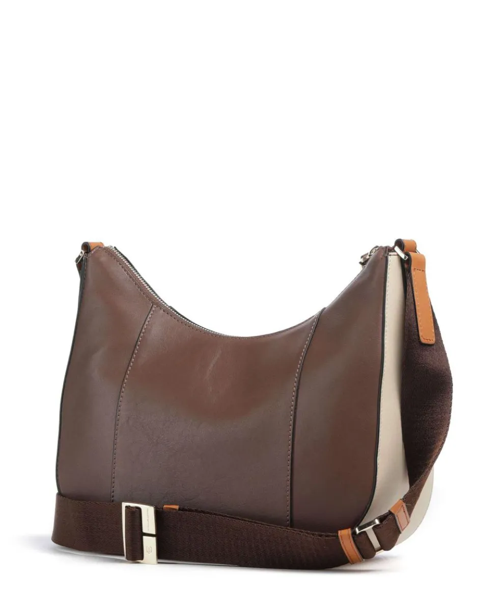 W92 Umhängetasche fein genarbtes Rindsleder braun