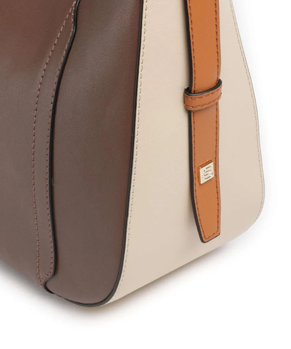 W92 Umhängetasche fein genarbtes Rindsleder braun