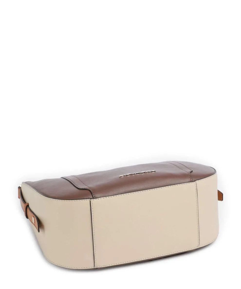 W92 Umhängetasche fein genarbtes Rindsleder braun