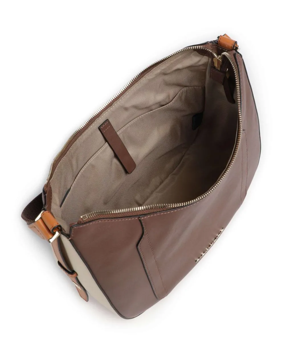 W92 Umhängetasche fein genarbtes Rindsleder braun