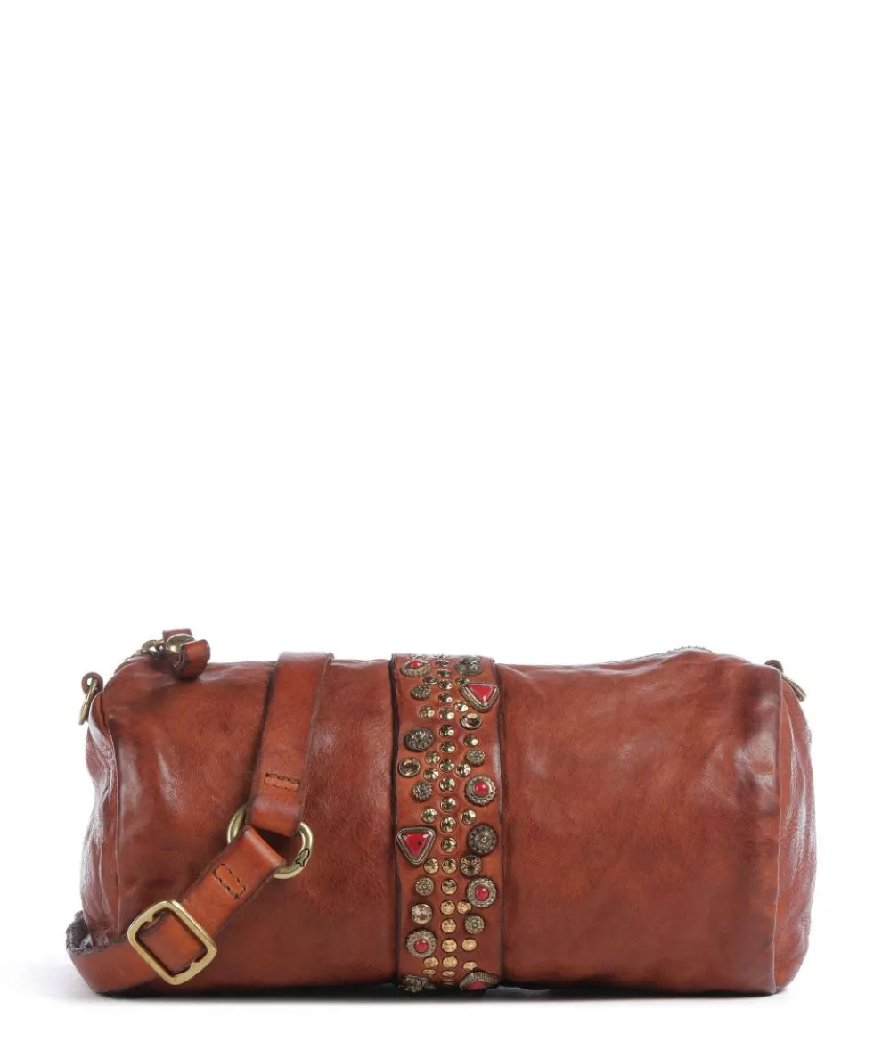 Umhängetasche fein genarbtes Rindsleder cognac