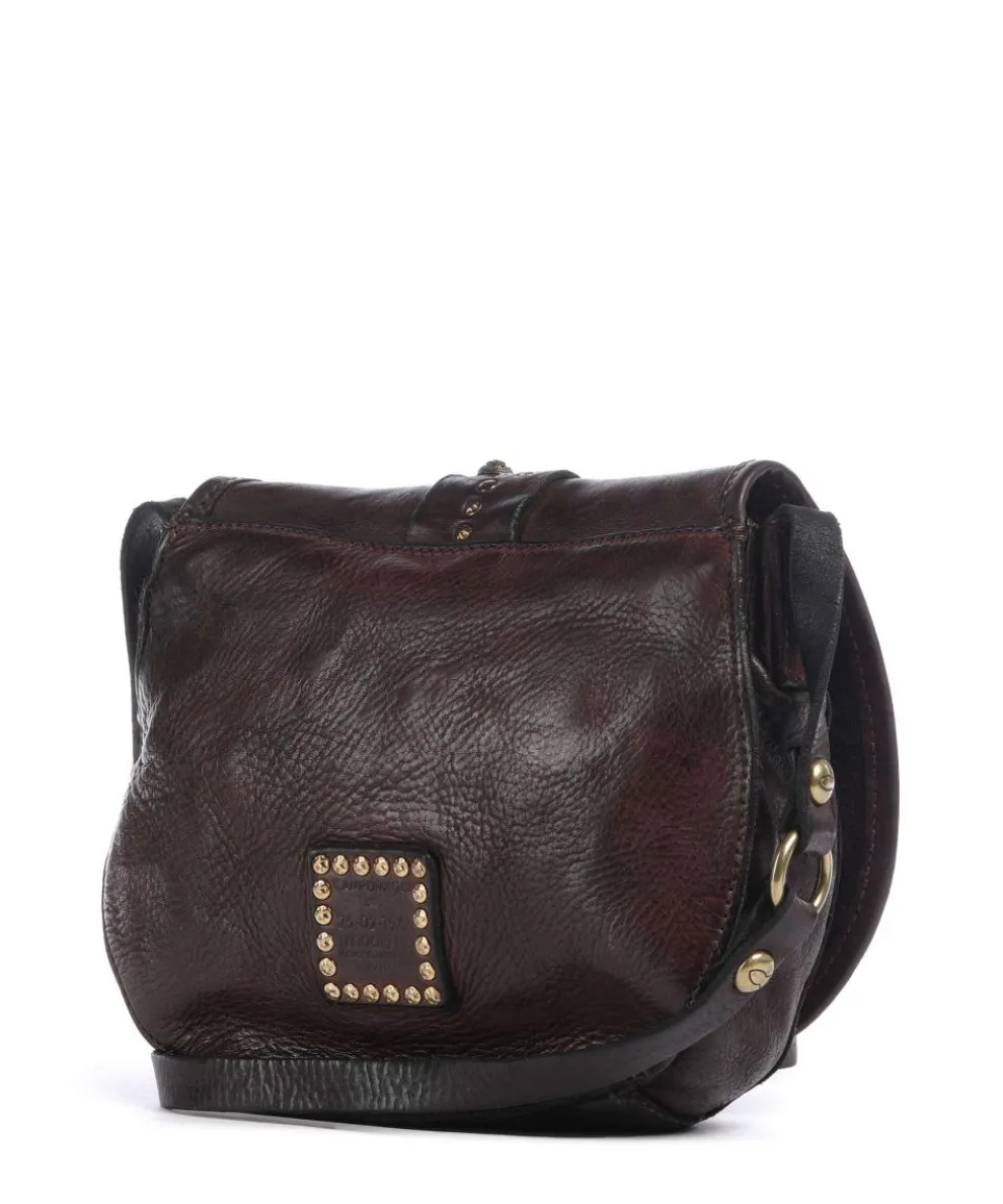 Umhängetasche fein genarbtes Rindsleder dunkelbraun