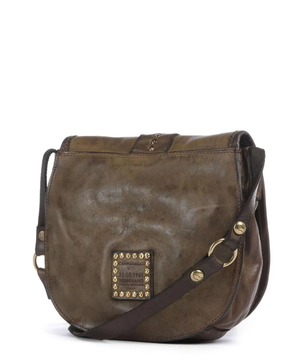 Umhängetasche fein genarbtes Rindsleder olivgrün