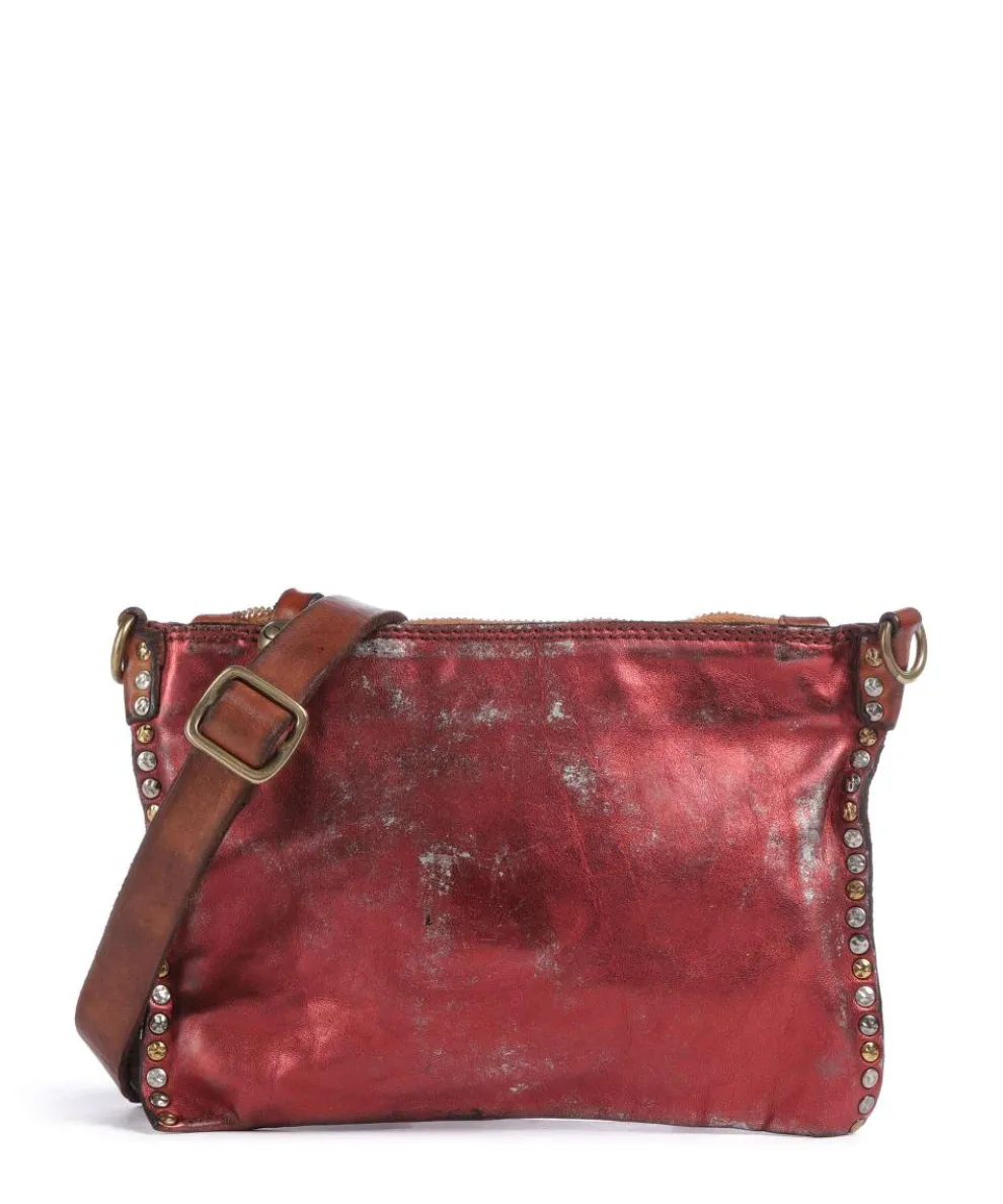 Umhängetasche fein genarbtes Rindsleder rot