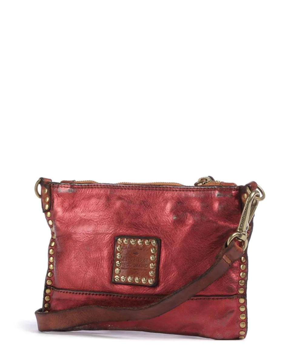 Umhängetasche fein genarbtes Rindsleder rot