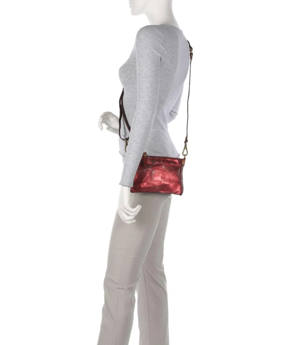 Umhängetasche fein genarbtes Rindsleder rot