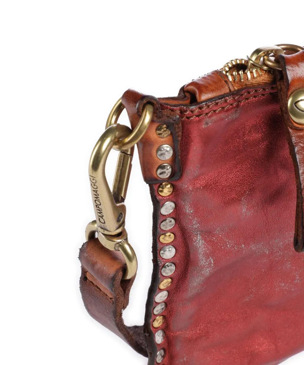 Umhängetasche fein genarbtes Rindsleder rot