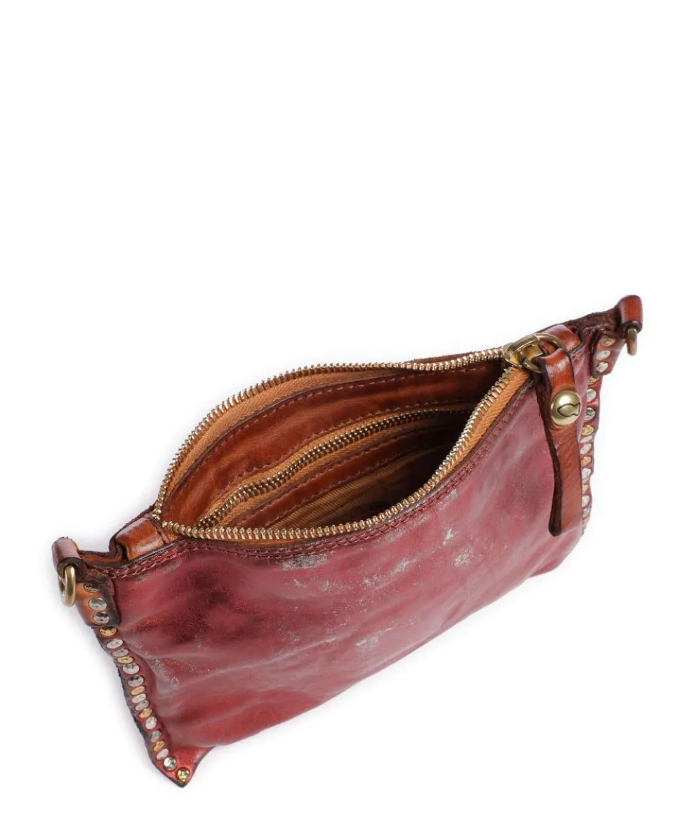 Umhängetasche fein genarbtes Rindsleder rot