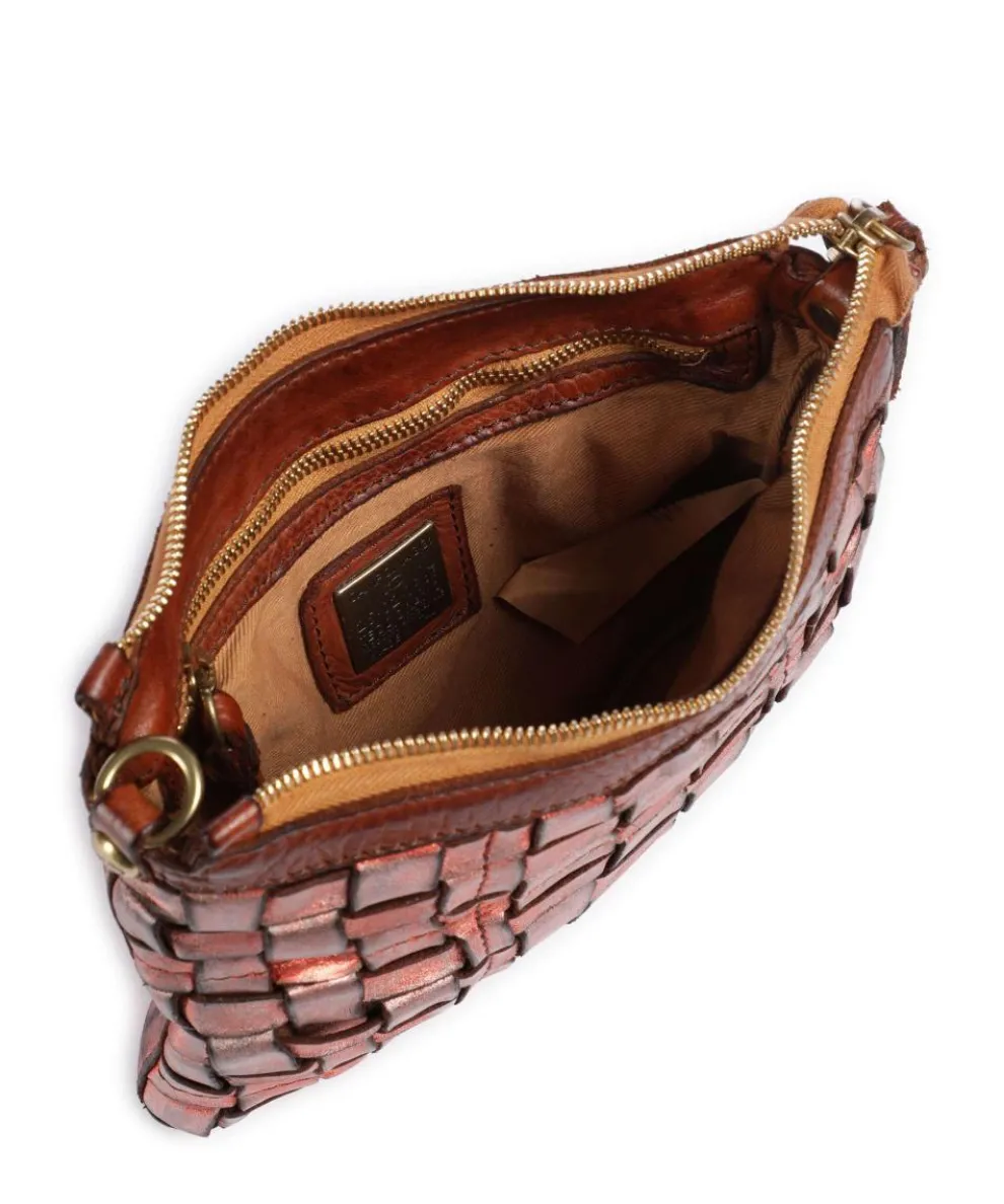 Umhängetasche fein genarbtes Rindsleder rot