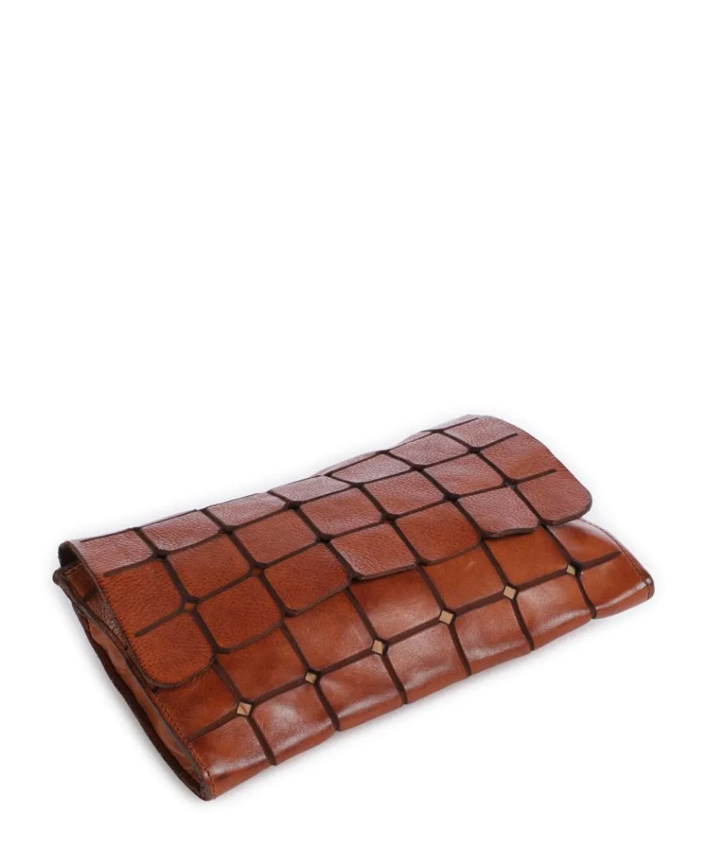 Umhängetasche genarbtes Rindsleder cognac