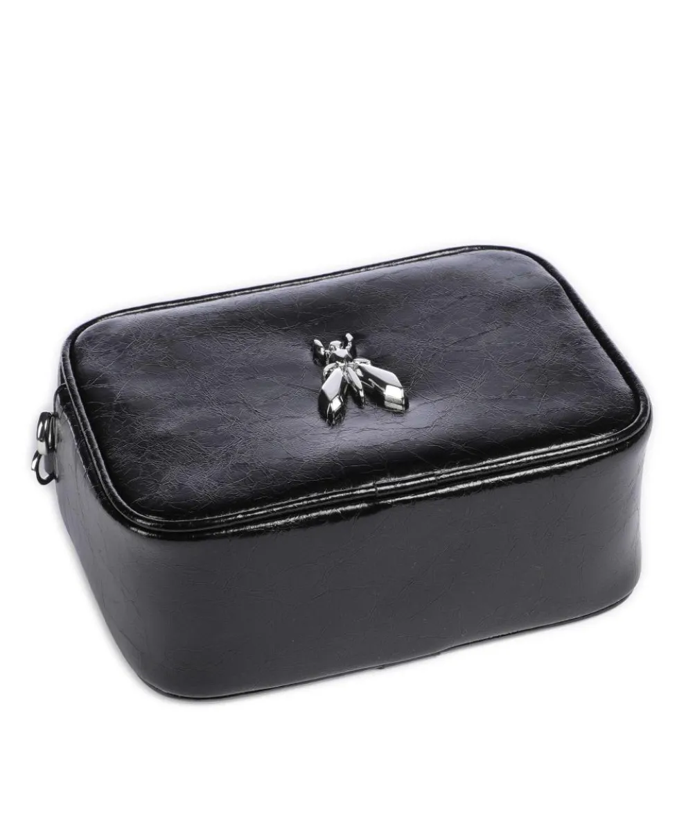 Umhängetasche Lammleder schwarz