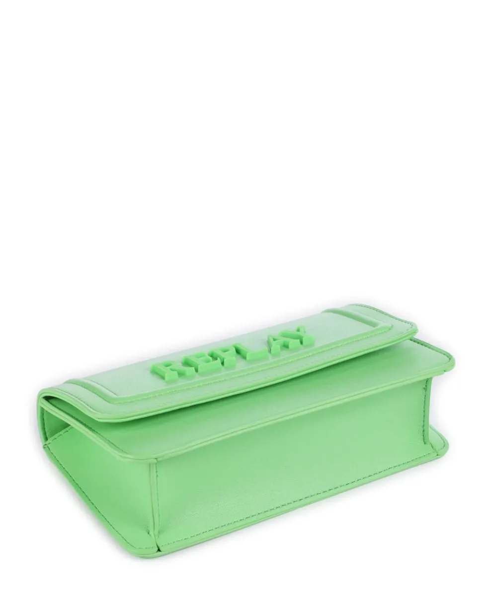 Umhängetasche Lederimitat hellgrün