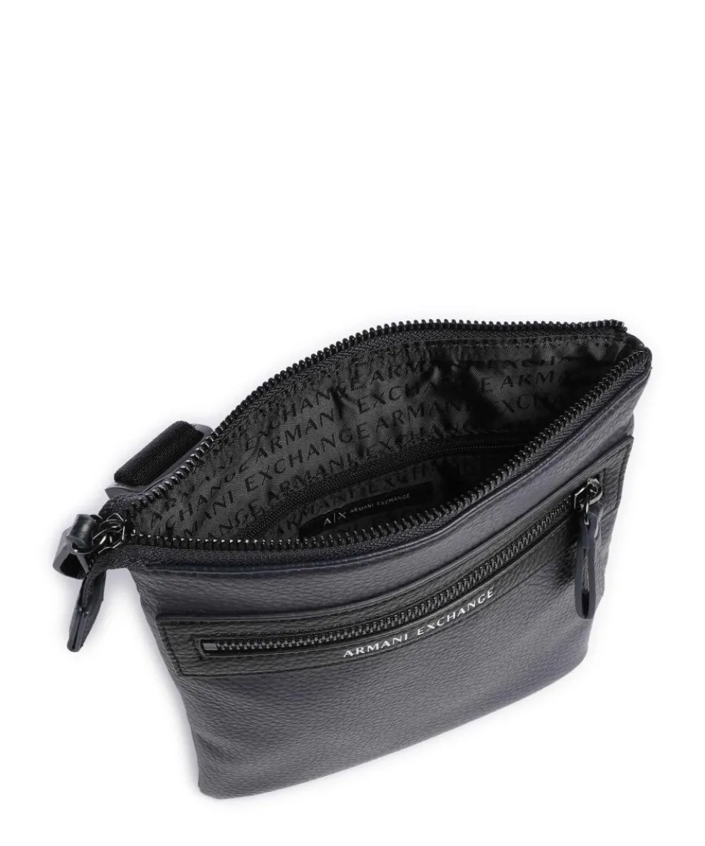 Umhängetasche Lederimitat navy