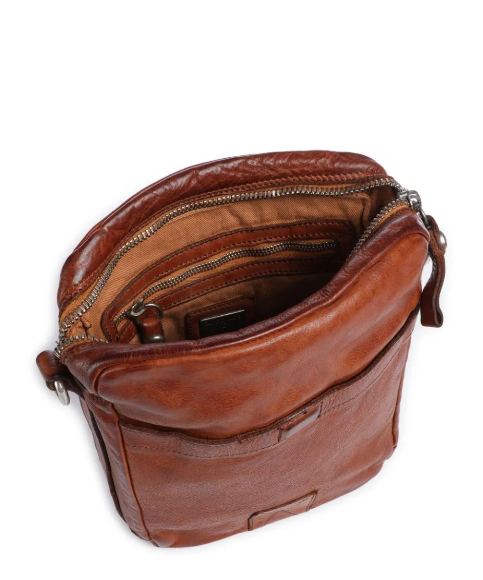 Umhängetasche Rindsleder cognac
