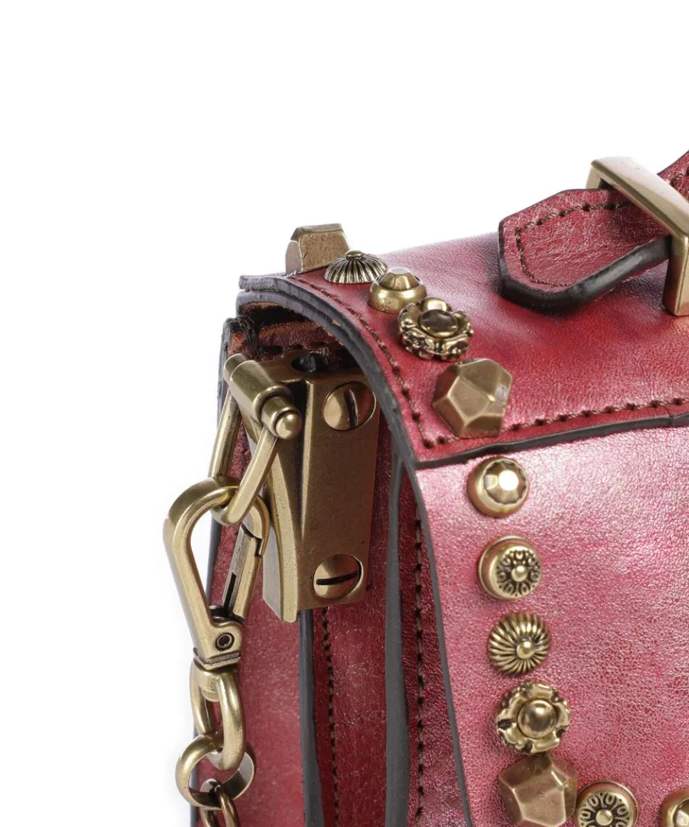 Umhängetasche Rindsleder rot