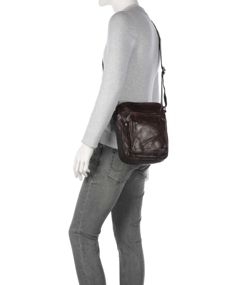 Umhängetasche Rindsleder dunkelbraun