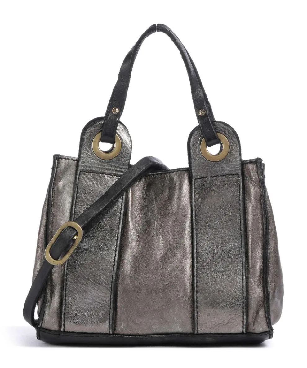 Umhängetasche Rindsleder grau